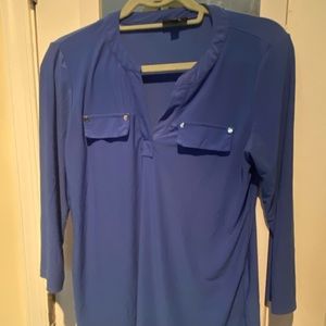Jones New York Blue Blouse. Size S